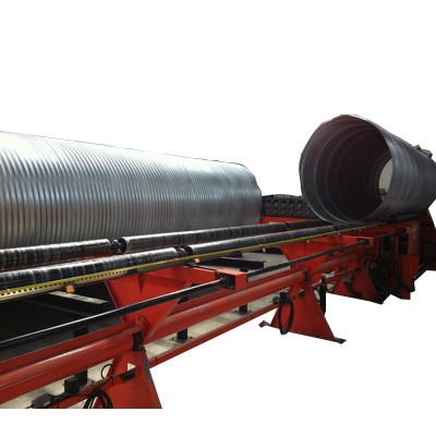 Spiral corrugated steel culvert helix pipe making machine